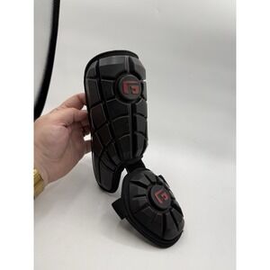 G-Form Youth Hard Shell Black Left Handed Hitter Leg Guard (Goes On Right Leg)